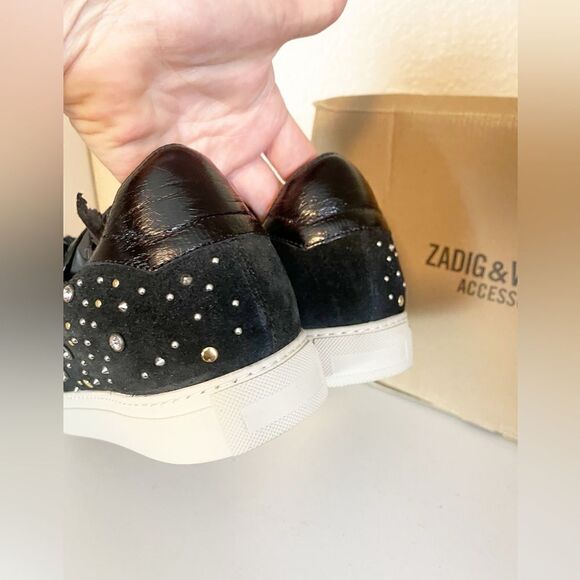 Zadig & Voltaire Zv1747 Bijou Women's  Sneakers Shoes Size 41/9.5-10 New - Picture 12 of 15